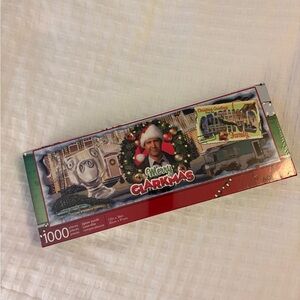 Merry Clarkmas Jigsaw Puzzle - Red and Green